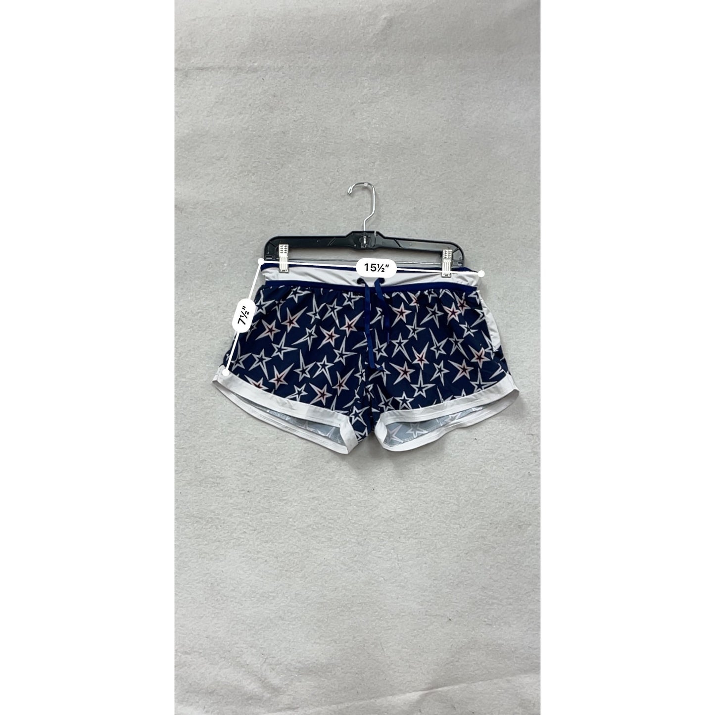 Fabletics Star Print Navy Running Shorts #8816