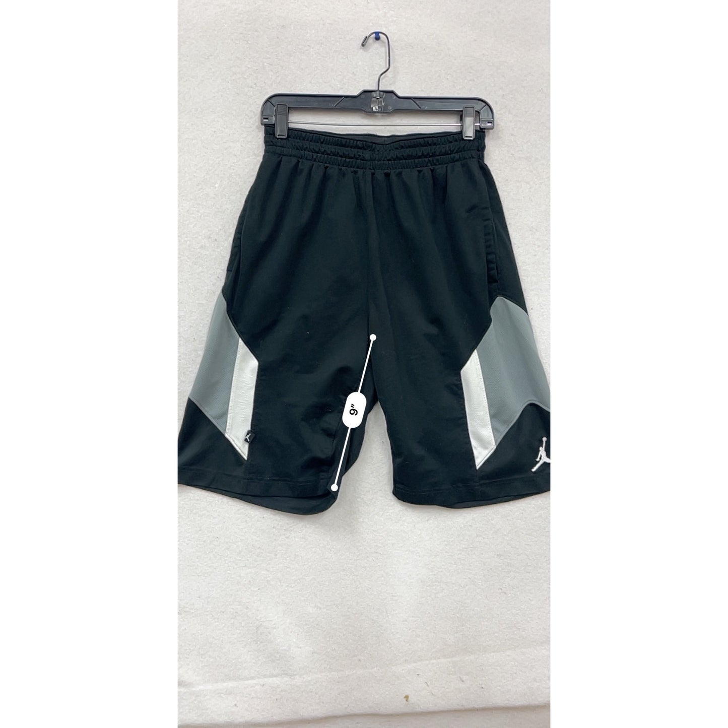 Nike Jordan Dri-Fit Athletic Shorts Size M Black & Gray #927A