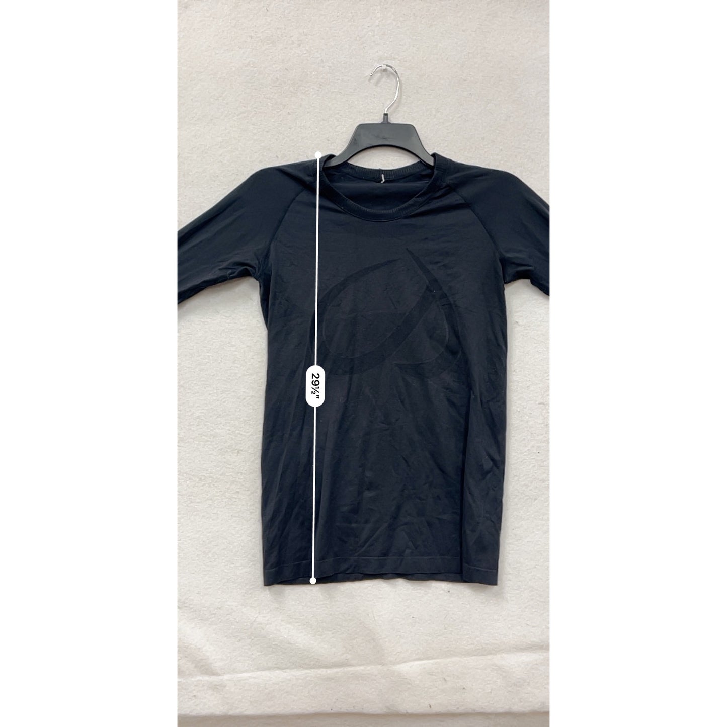Lululemon Black Long Sleeve Athletic Shirt Size S #8309
