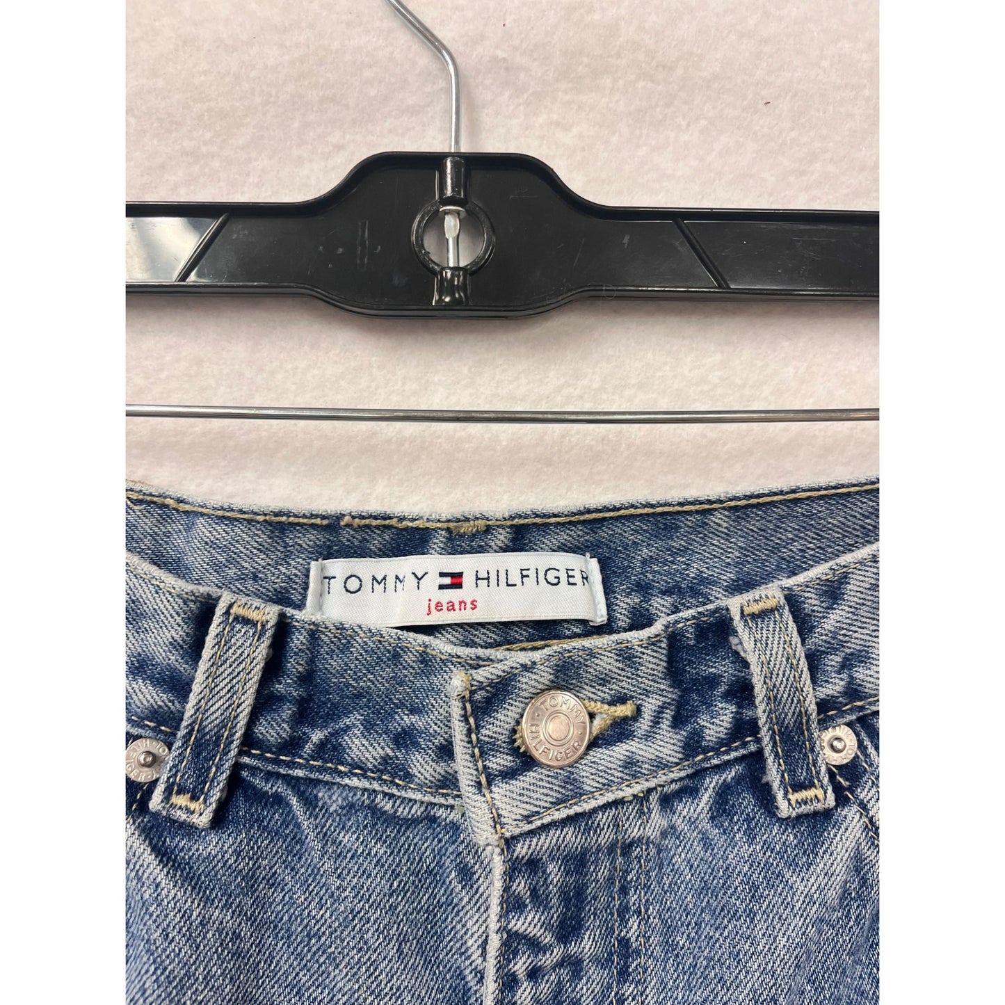 Tommy Hilfiger Mens Classic Straight Leg Jeans Size 33 Light Blue Denim #6164