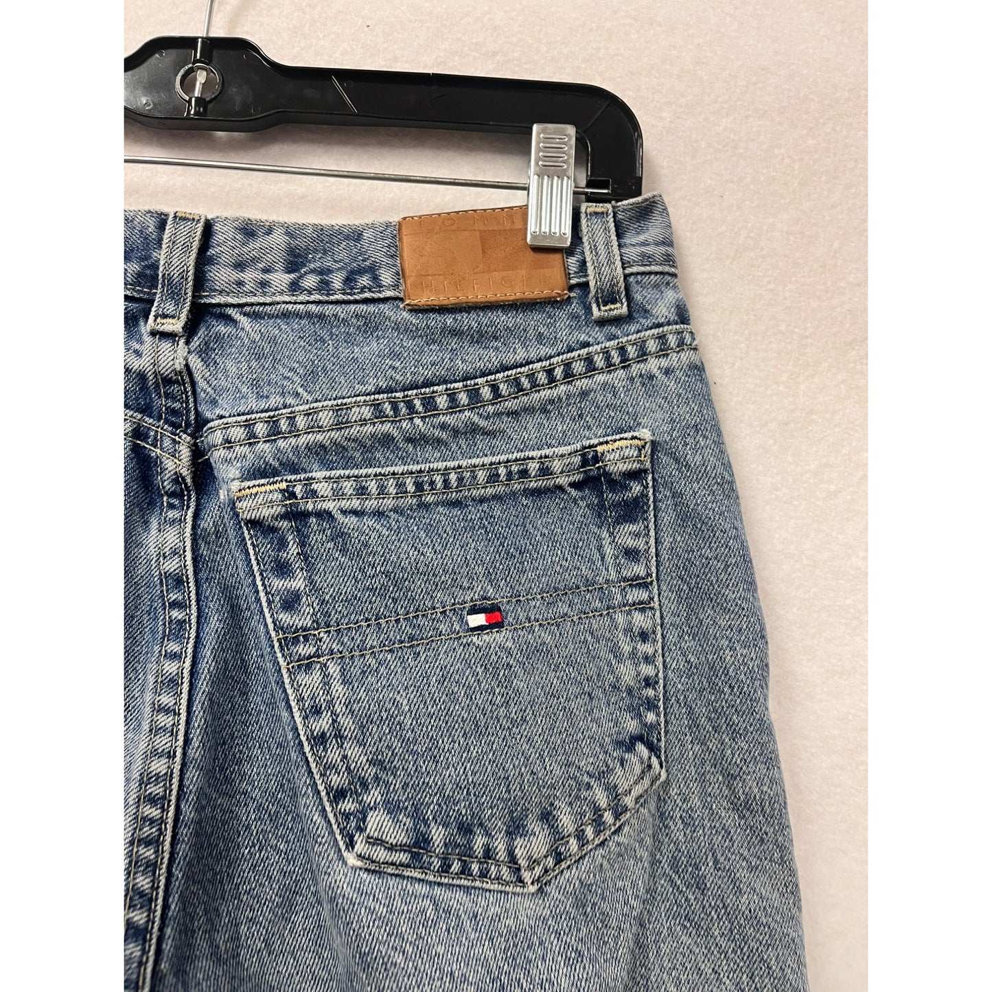 Tommy Hilfiger Mens Classic Straight Leg Jeans Size 33 Light Blue Denim #6164
