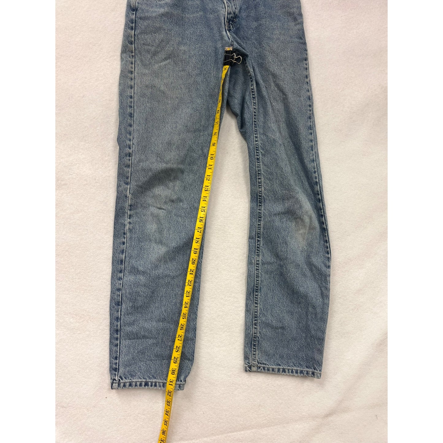 Tommy Hilfiger Mens Classic Straight Leg Jeans Size 33 Light Blue Denim #6164
