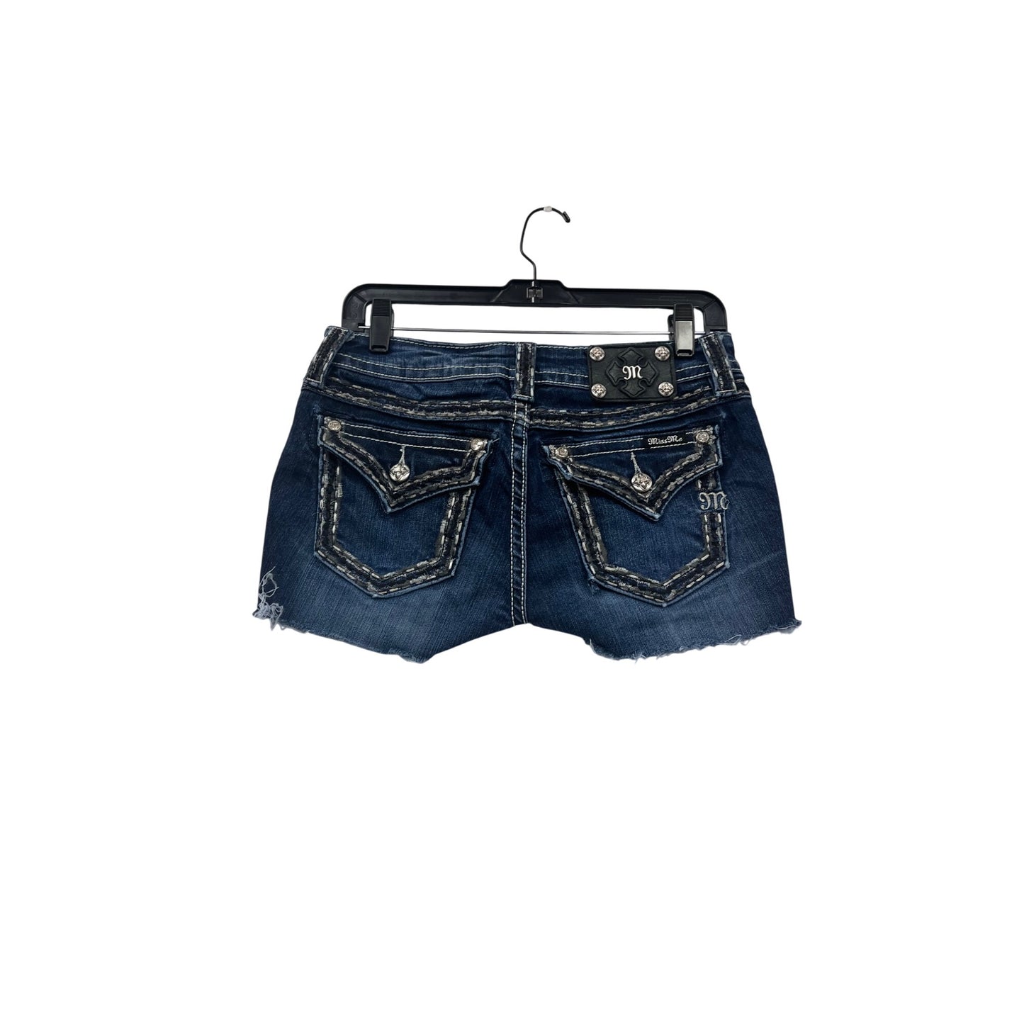 Miss Me Womens Denim Distressed Cutoff Shorts Size 27 #8046