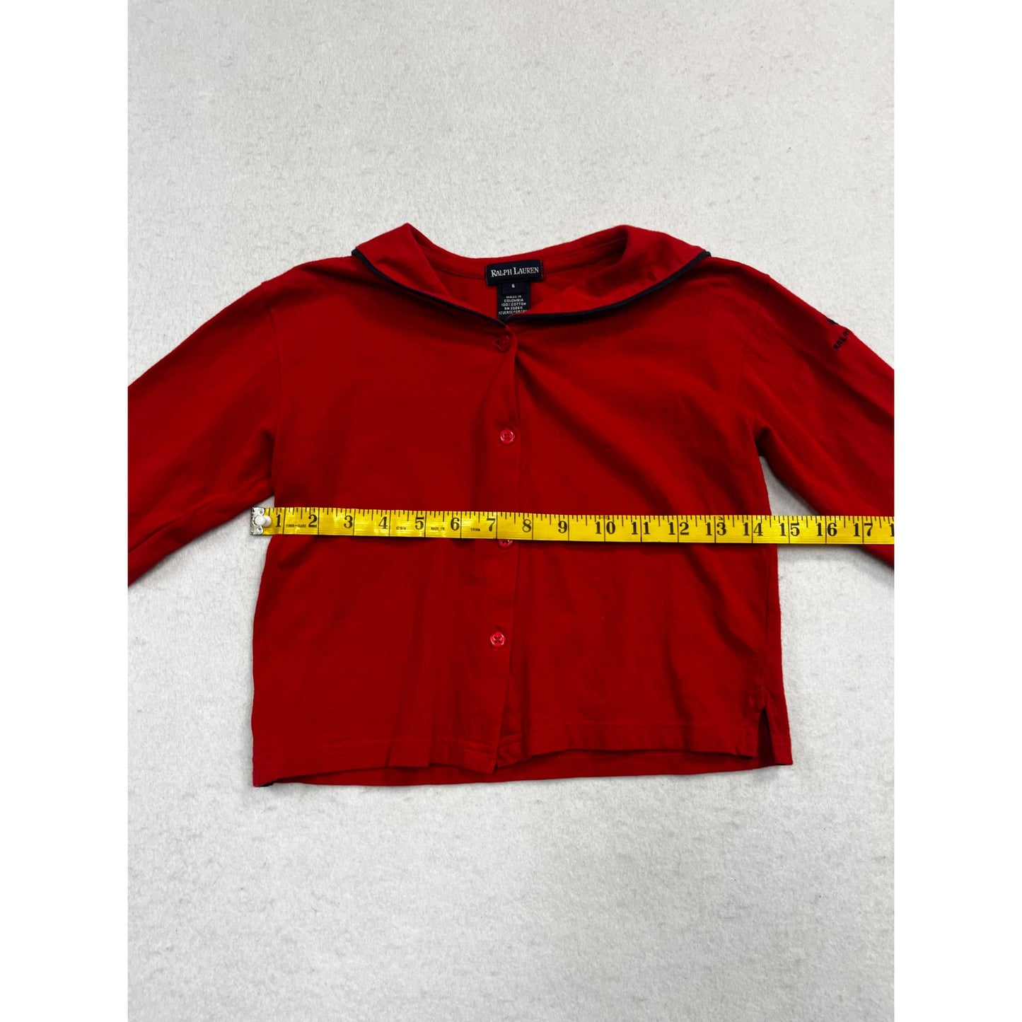 Girls Vintage Ralph Lauren Sailor Top #2397