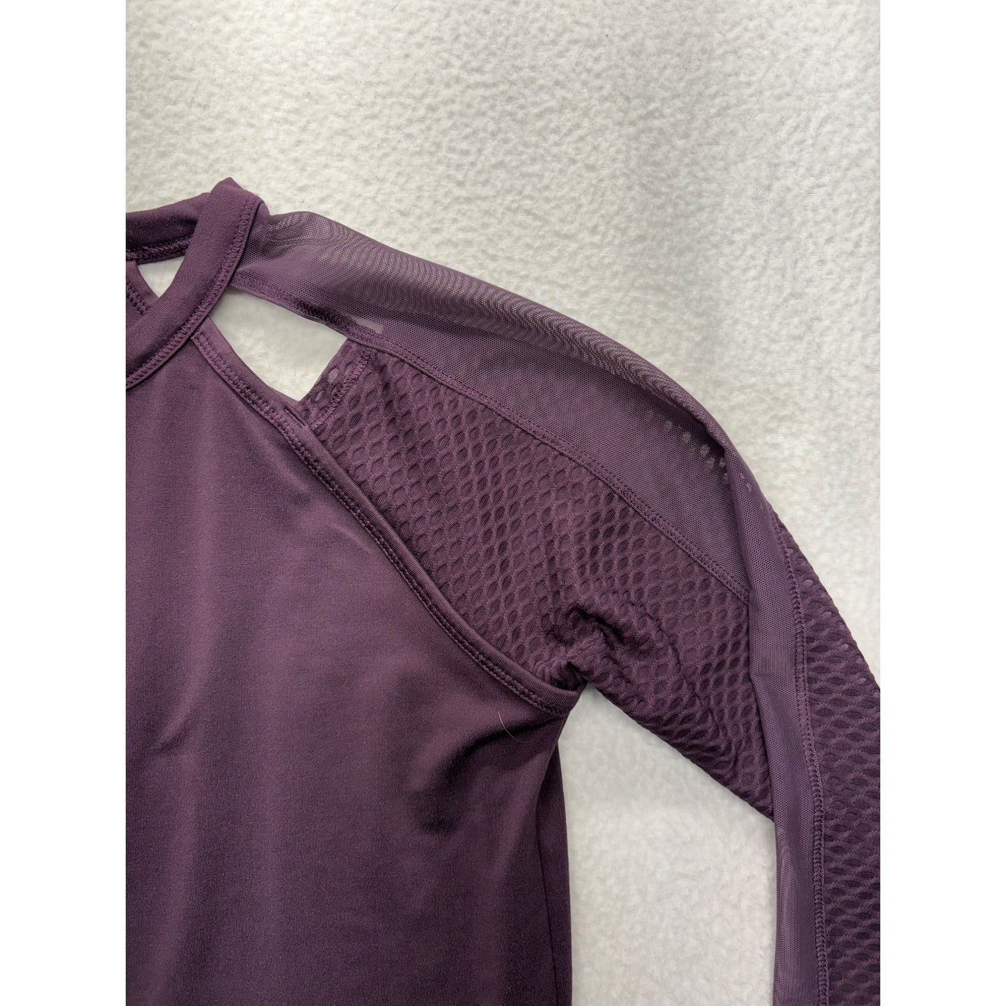 Calia By Carrie Underwood Purple Long Sleeve Activewear Top *NWT* #7495