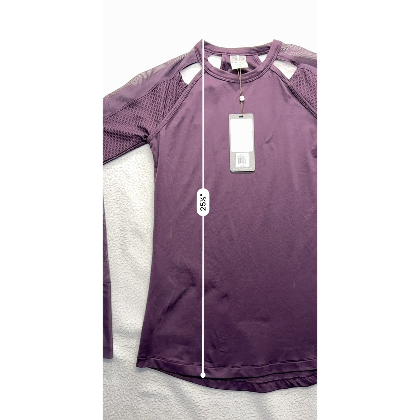 Calia By Carrie Underwood Purple Long Sleeve Activewear Top *NWT* #7495
