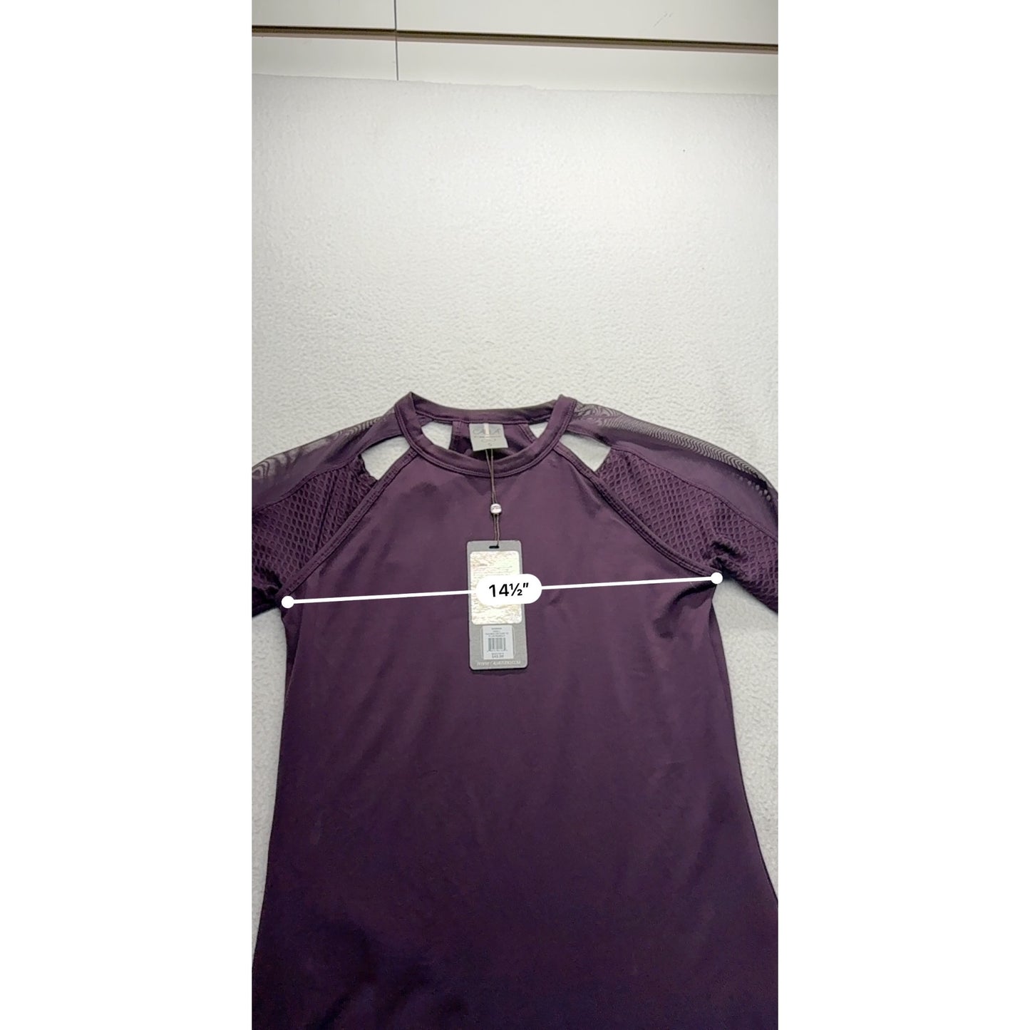 Calia By Carrie Underwood Purple Long Sleeve Activewear Top *NWT* #7495