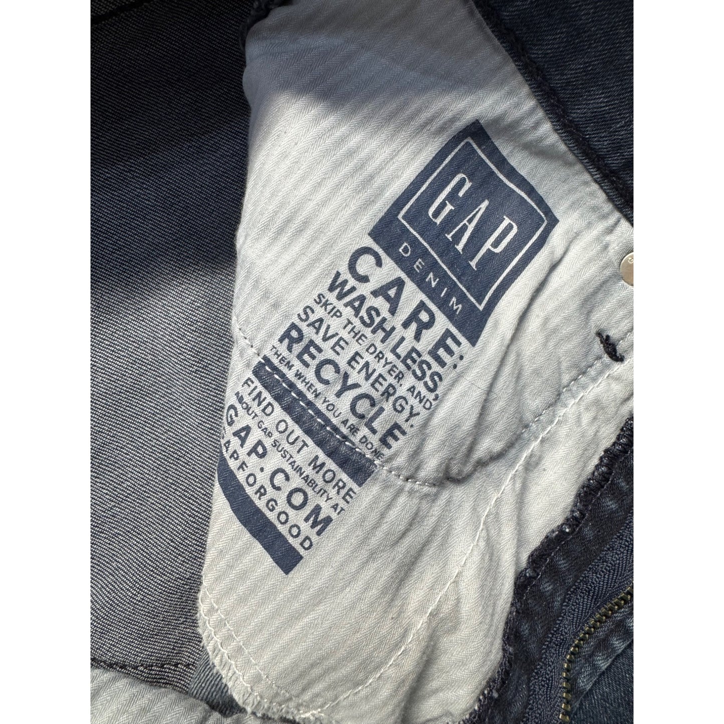 Gap Cigarette High Rise Denim Jeans Size 8P Dark Wash #7933