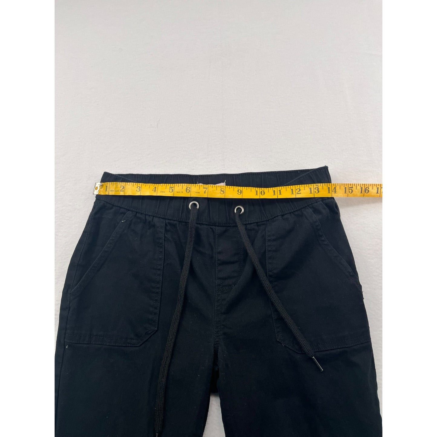 Sincerely Jules Womens Black Jogger Pants With Drawstring Waist & Pockets #6157