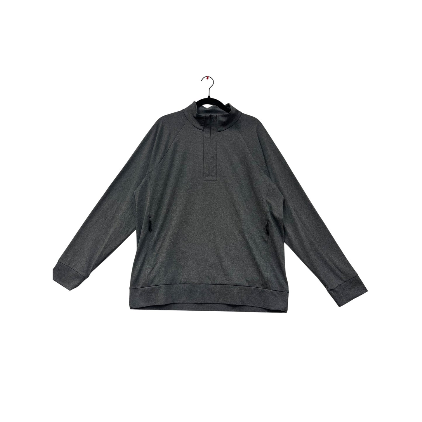 Men’s BR Standard Gray Pullover QuarterZip #2924