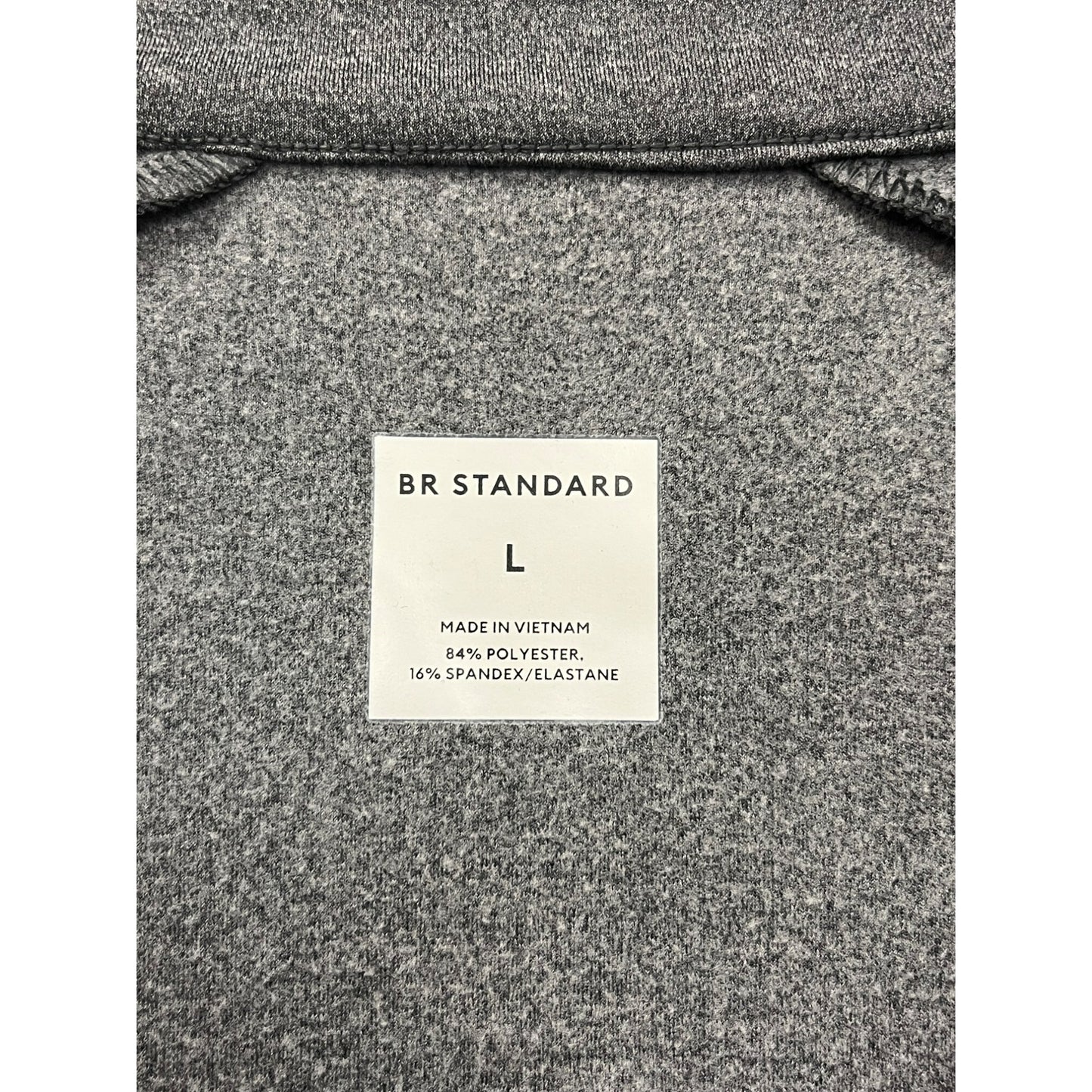 Men’s BR Standard Gray Pullover QuarterZip #2924