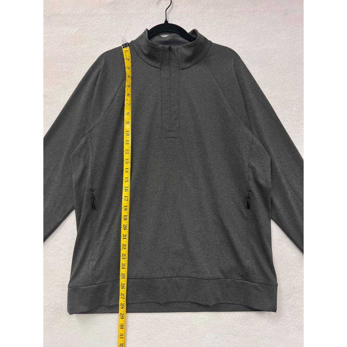 Men’s BR Standard Gray Pullover QuarterZip #2924