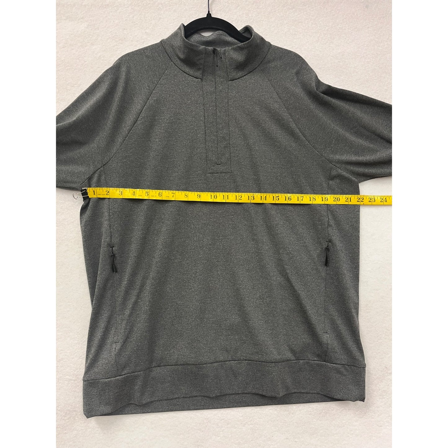 Men’s BR Standard Gray Pullover QuarterZip #2924