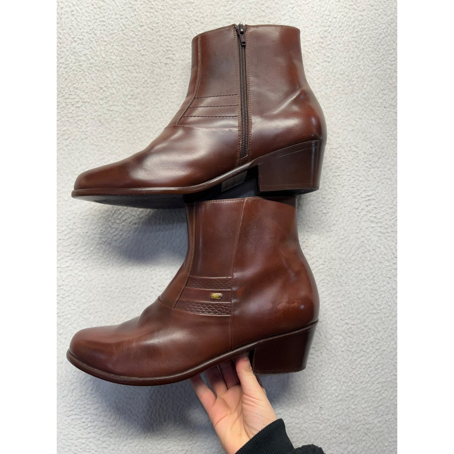 Women’s Vintage Basini Leather Booties #5938