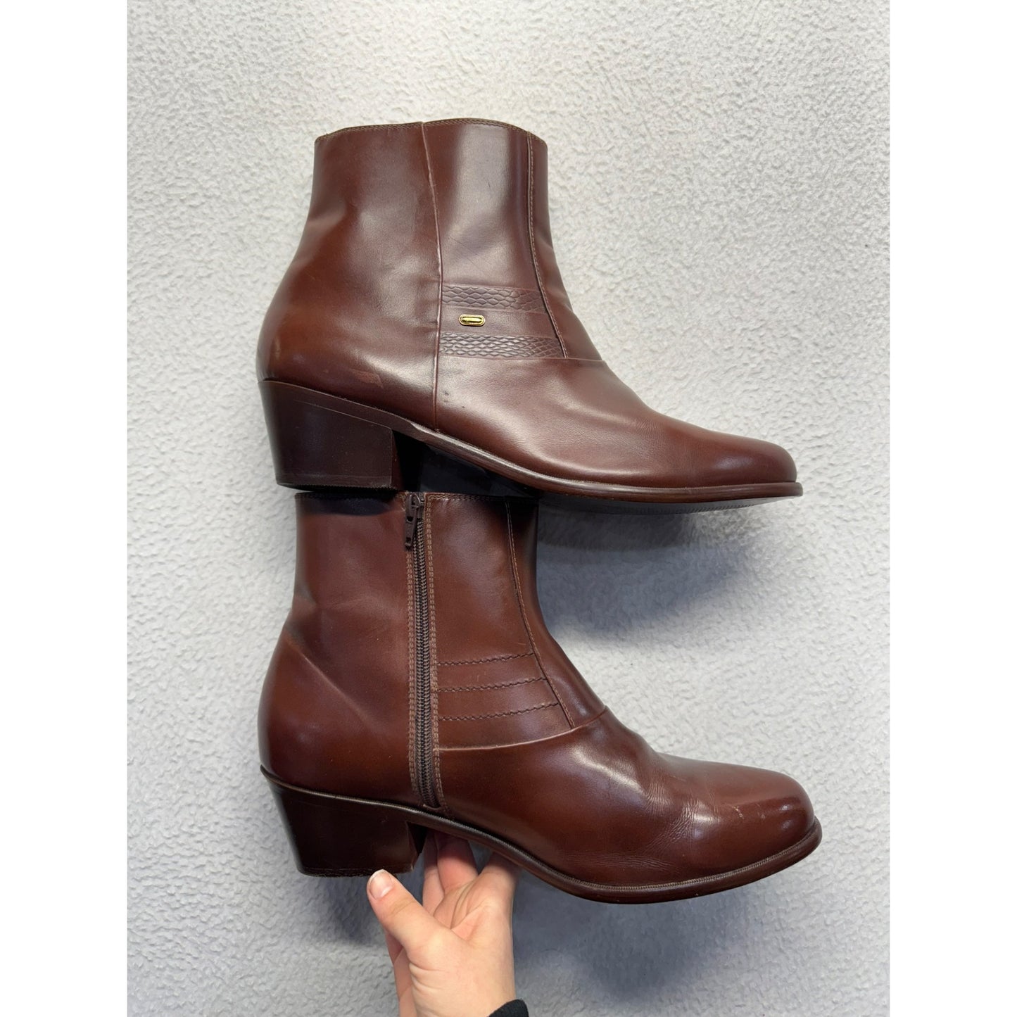 Women’s Vintage Basini Leather Booties #5938