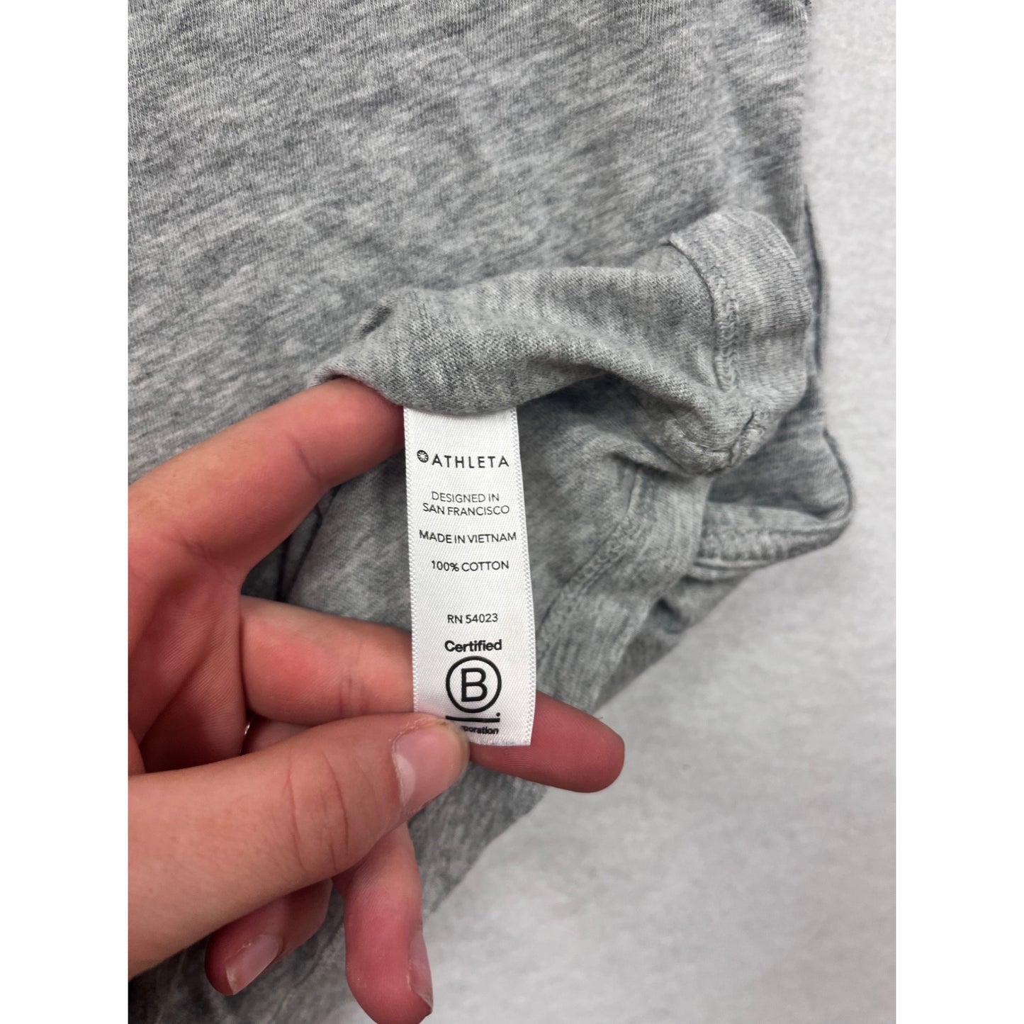 Athleta Womens Grey Short Sleeve Crewneck T-Shirt XS #6961