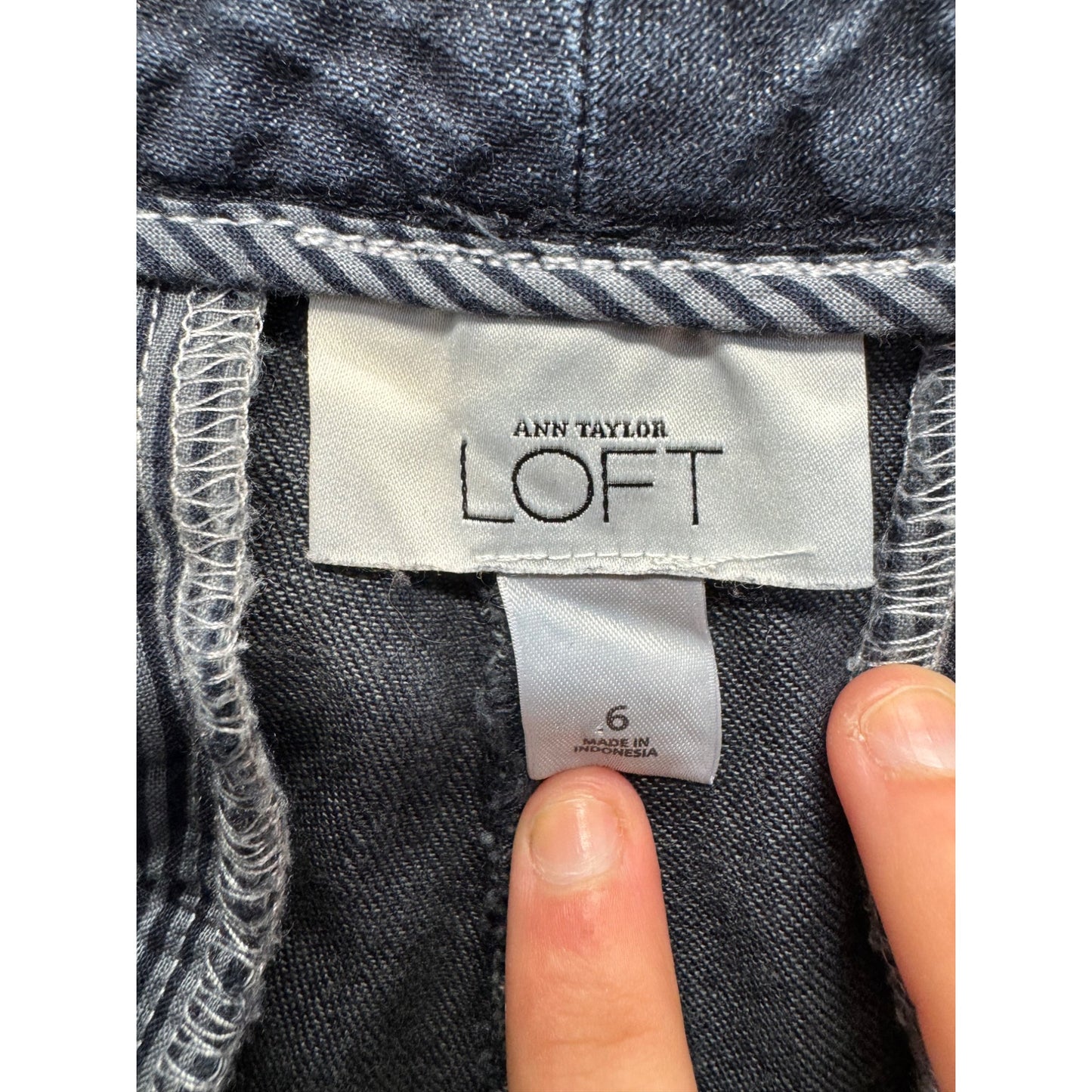 Ann Taylor Loft Bootcut Jeans Size 6 Dark Denim 100% Cotton #7935