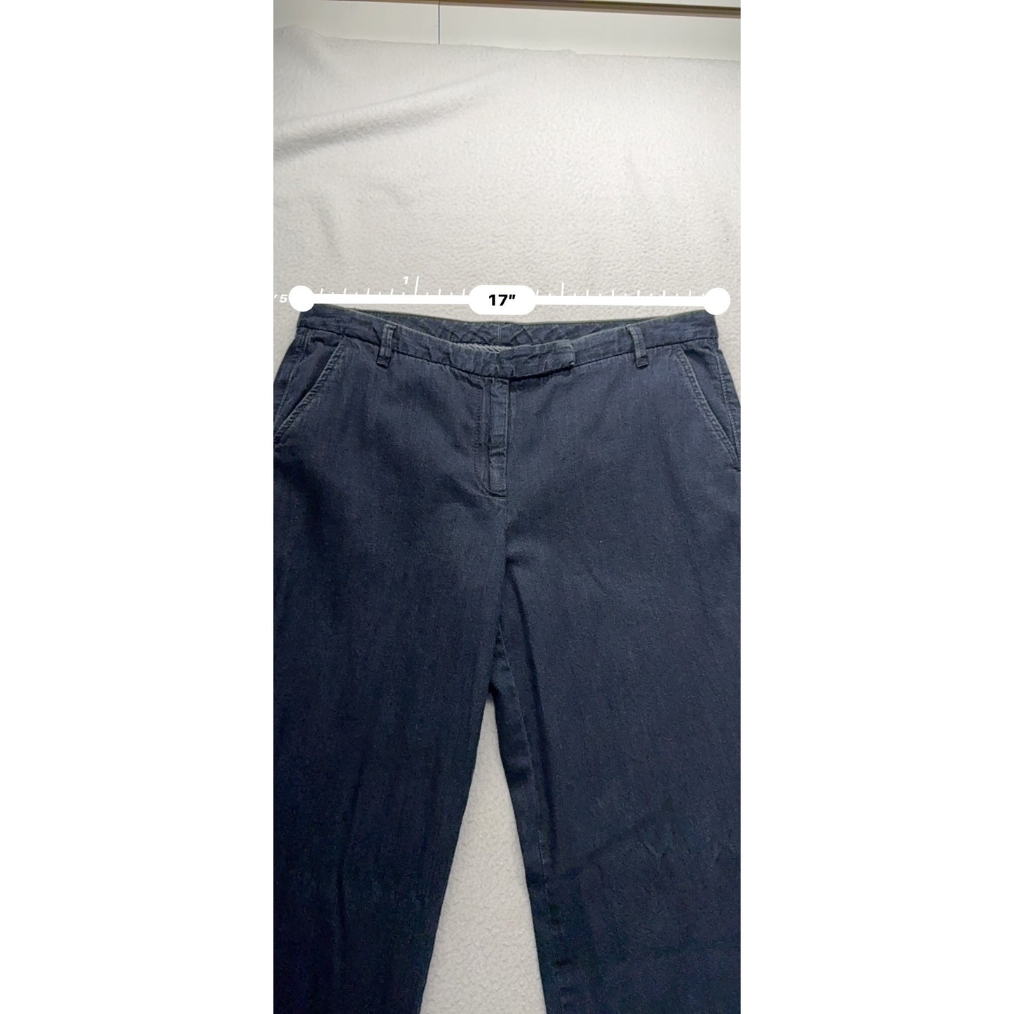 Ann Taylor Loft Bootcut Jeans Size 6 Dark Denim 100% Cotton #7935