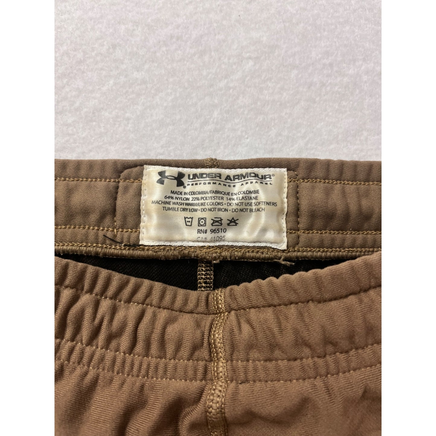 Men’s Under Armour Brown Thermal Leggings #2983