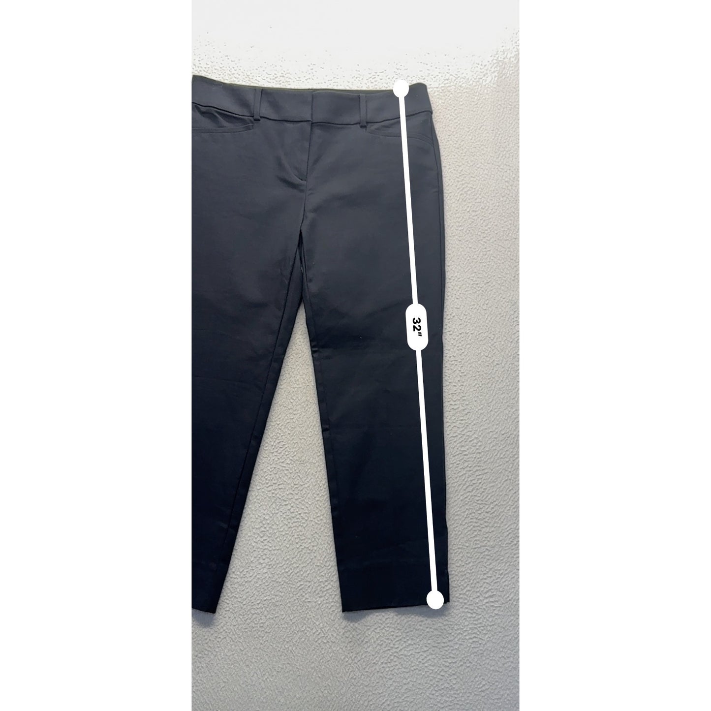 Loft The Riviera Pant 4P Cotton Blend Slim Fit Cropped Trouser 15" Waist #191B