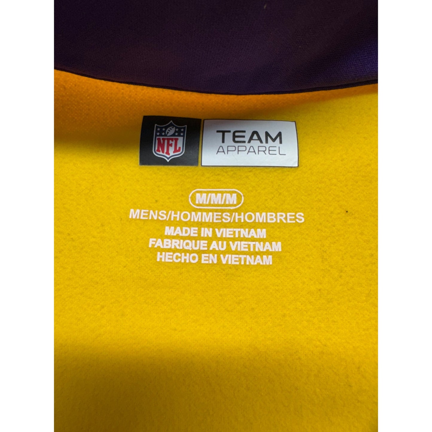 Men’s MN Vikings 1/4 Zip Sweater #7603