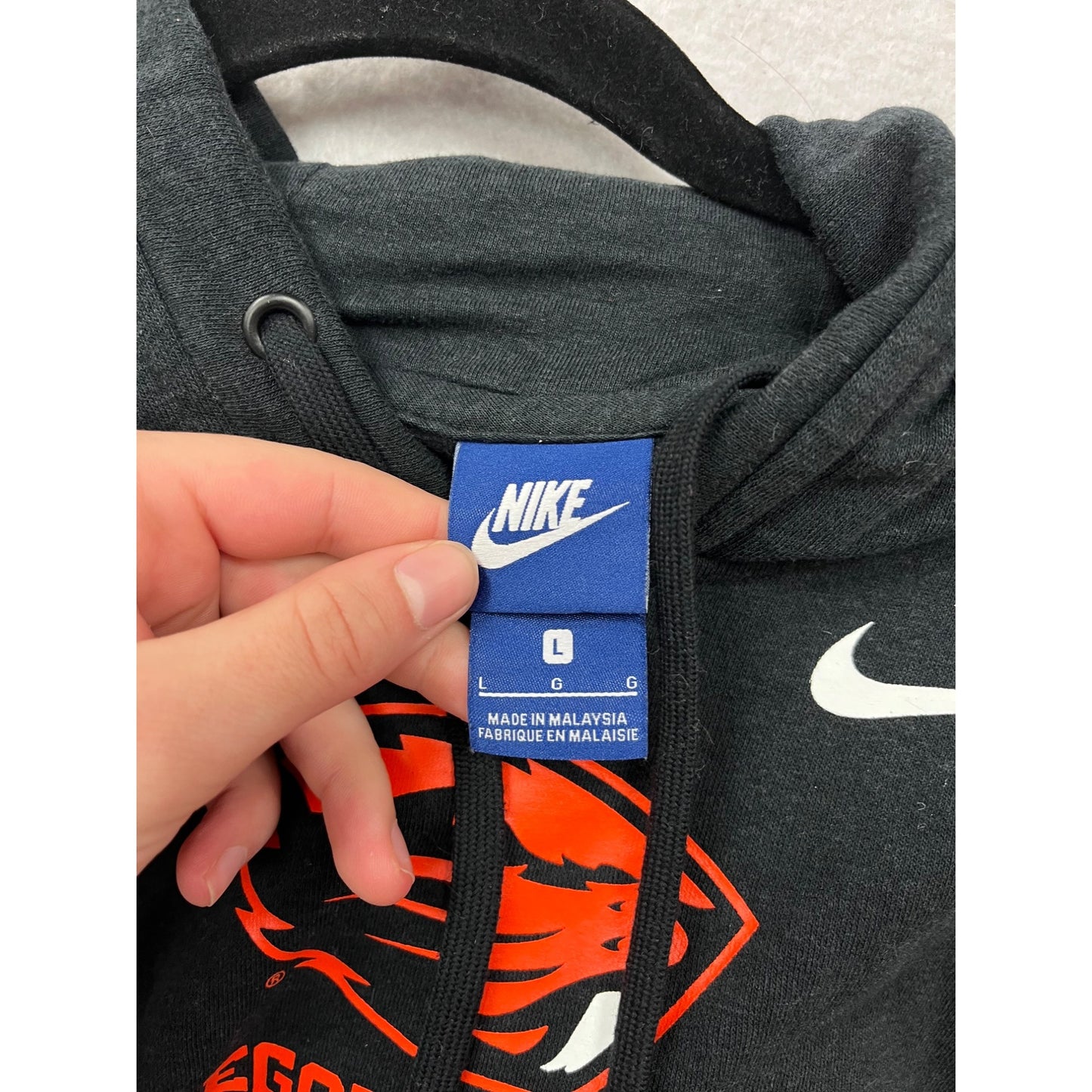 Nike Oregon State Beavers Mens Black Hoodie #8102