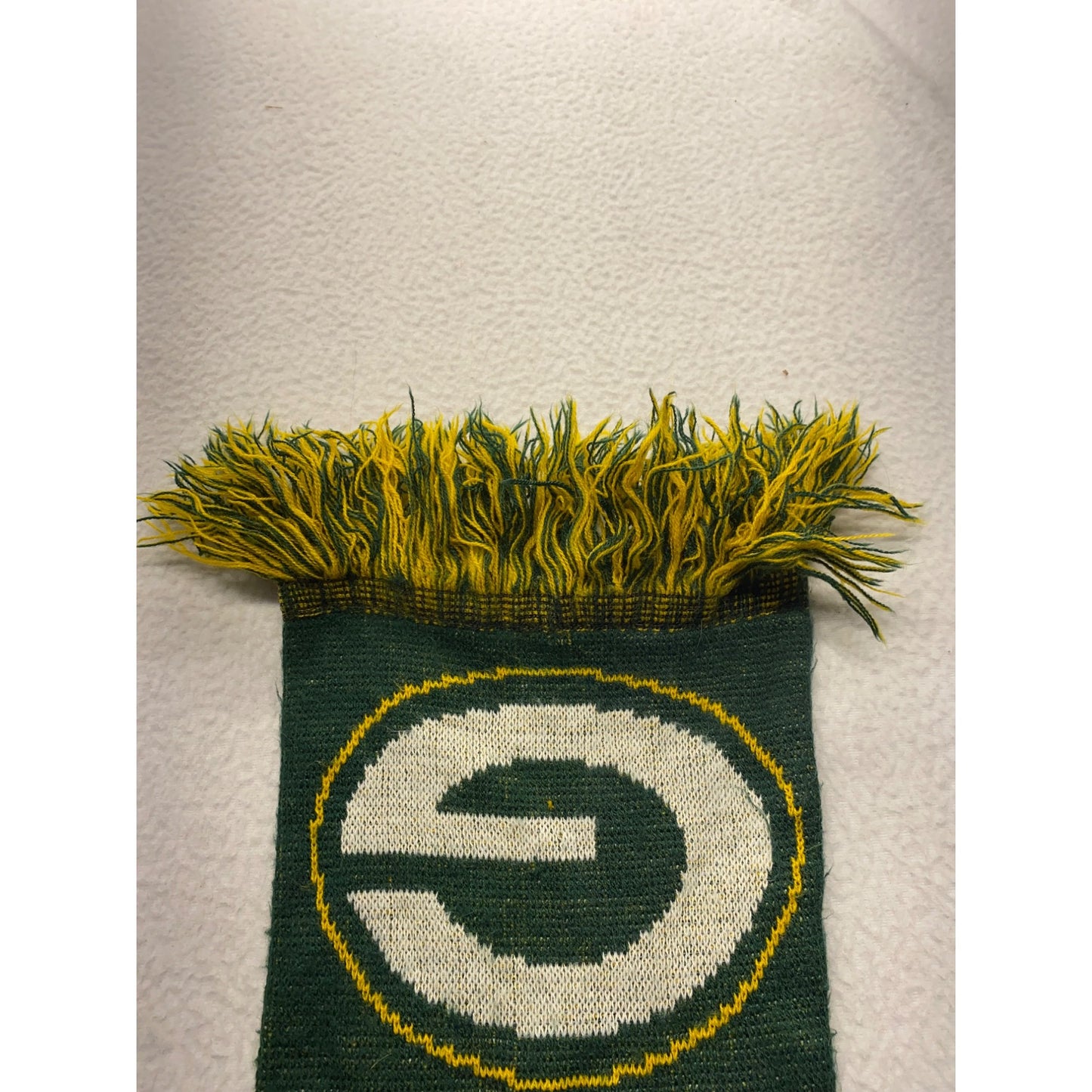 Green Bay Packers Knitted Fringe Scarf #7038