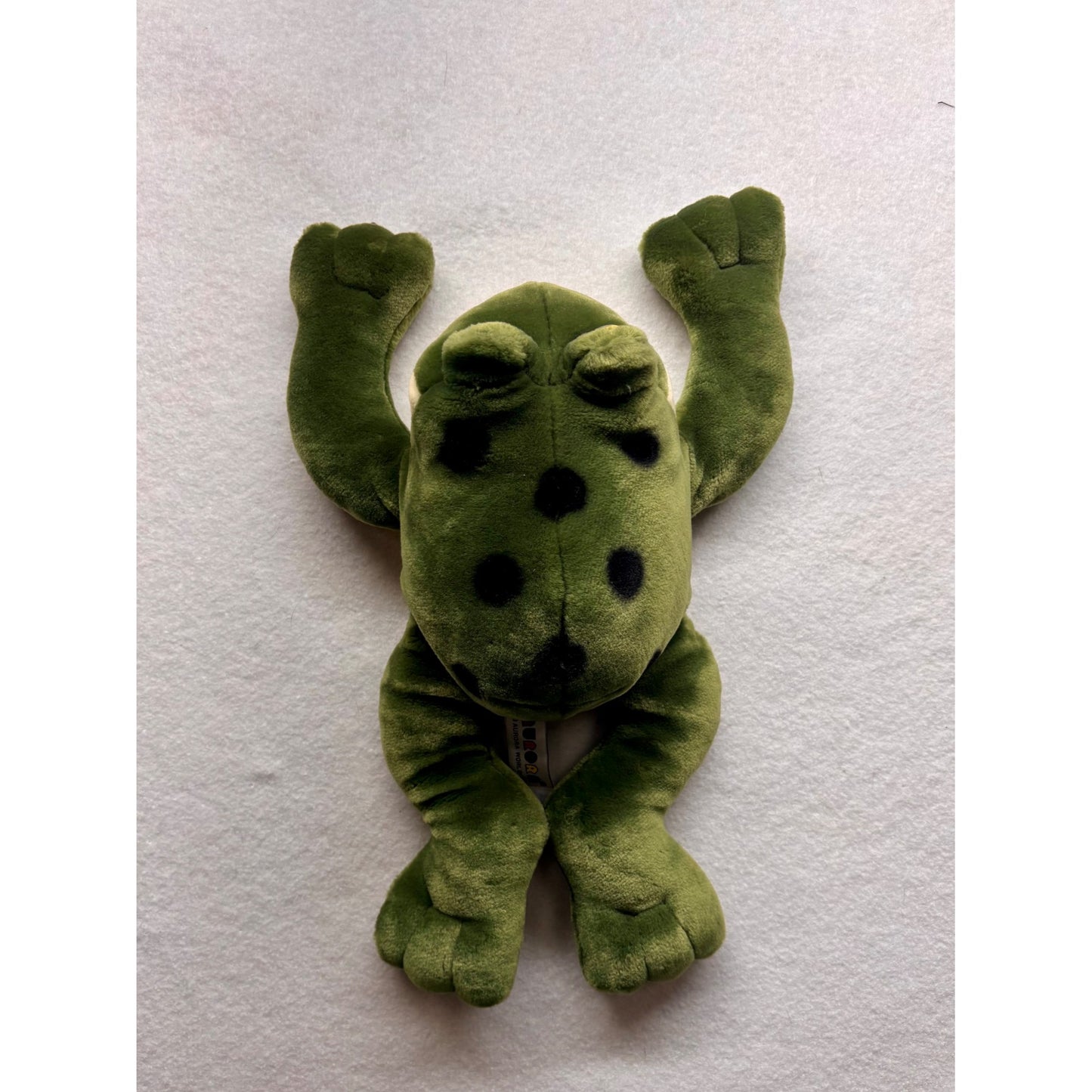 Vintage Floppies Collection Weighted Frog Plushy #2854