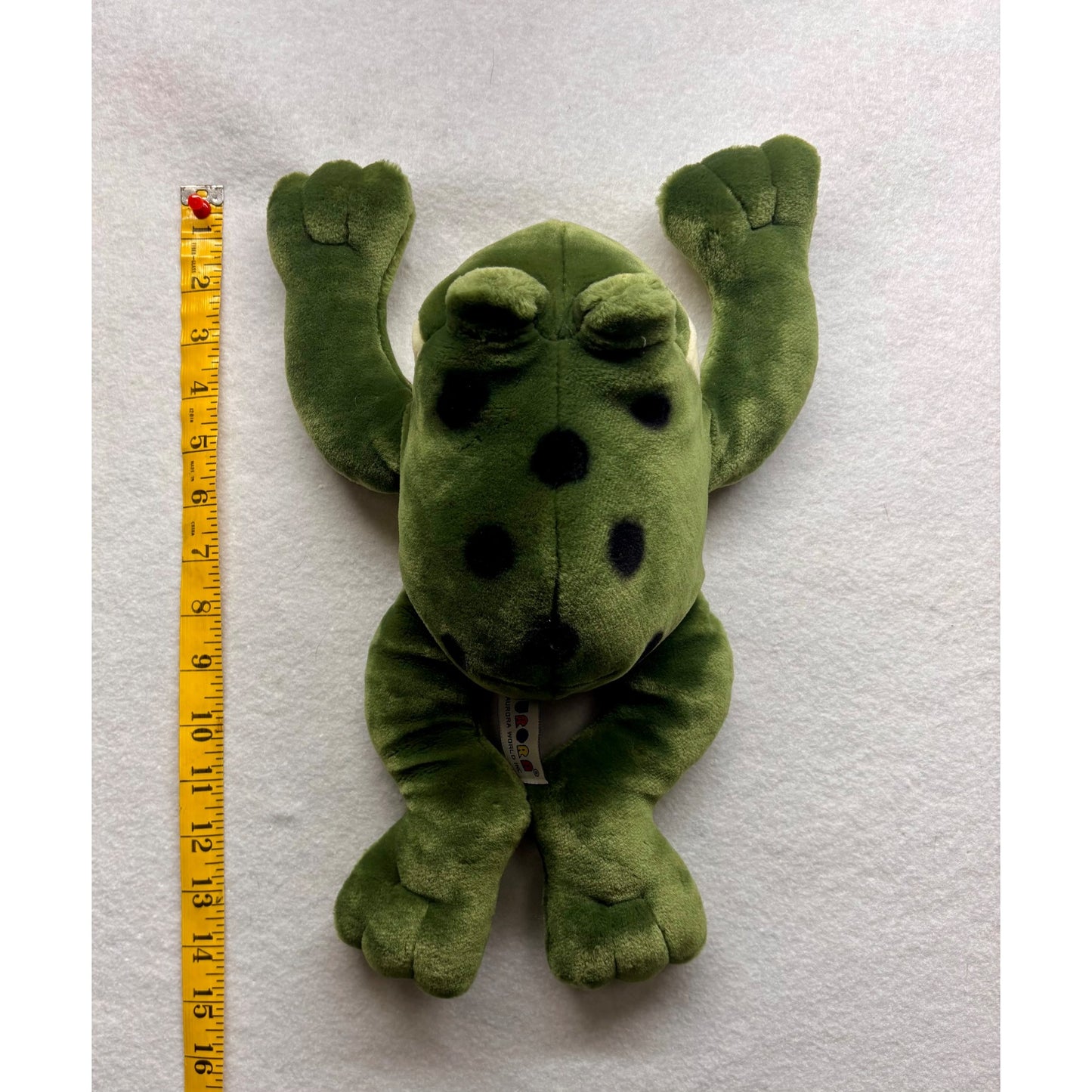 Vintage Floppies Collection Weighted Frog Plushy #2854