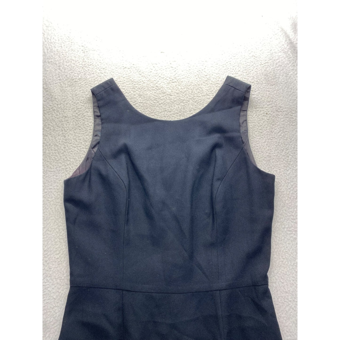 Vintage Ann Taylor Black Sleeveless Sheath Dress #7016