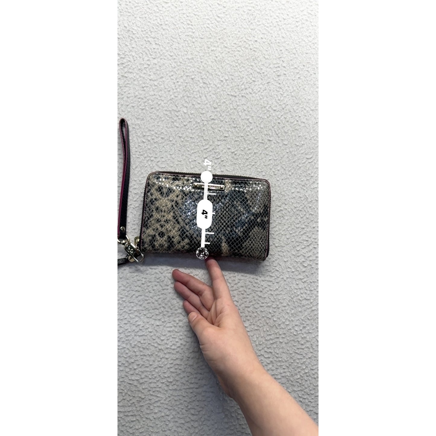 Stella & Dot Snake Print Wristlet Wallet #7457