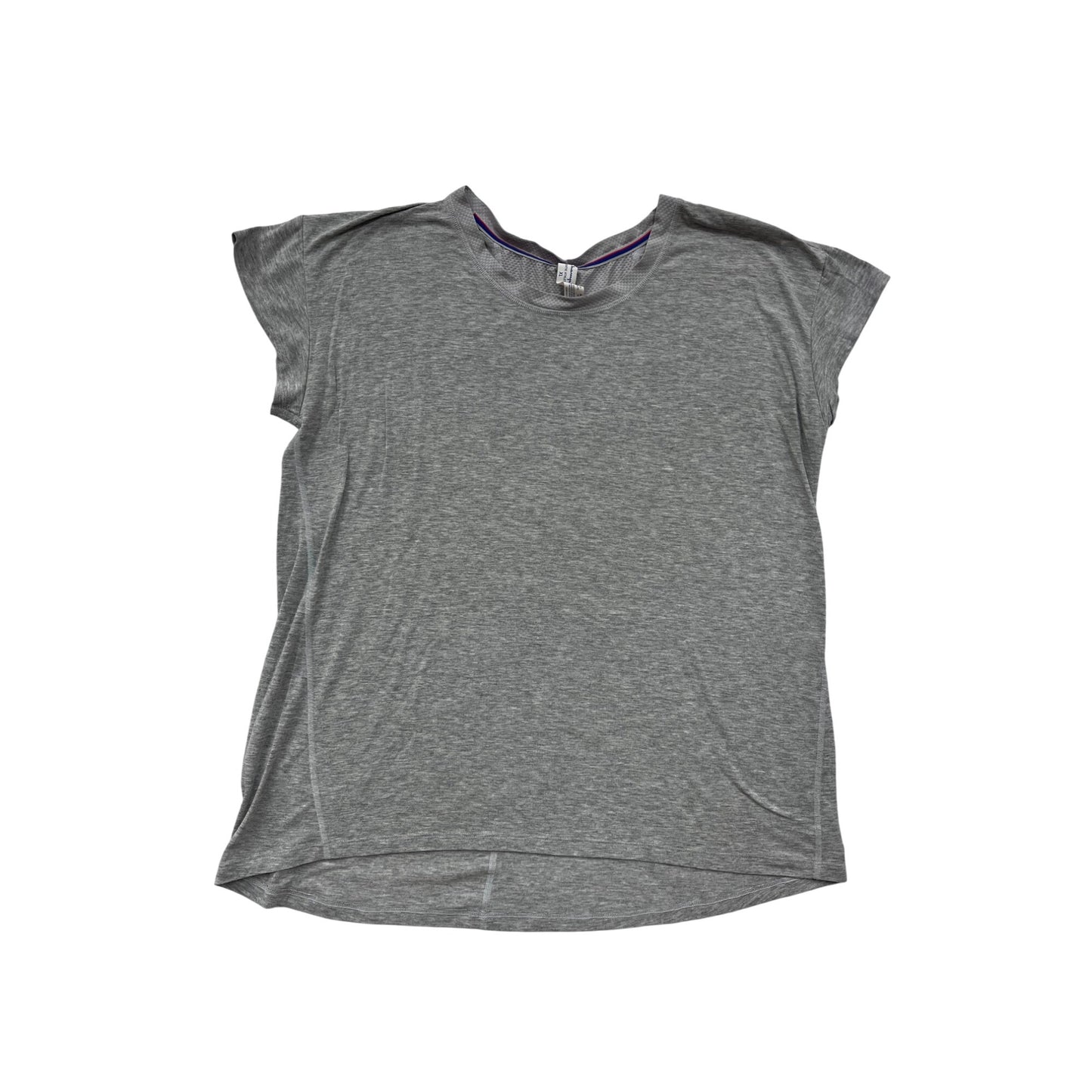 Champion Womens Gray Athletic Tee With Mesh Back Panel XL #6488