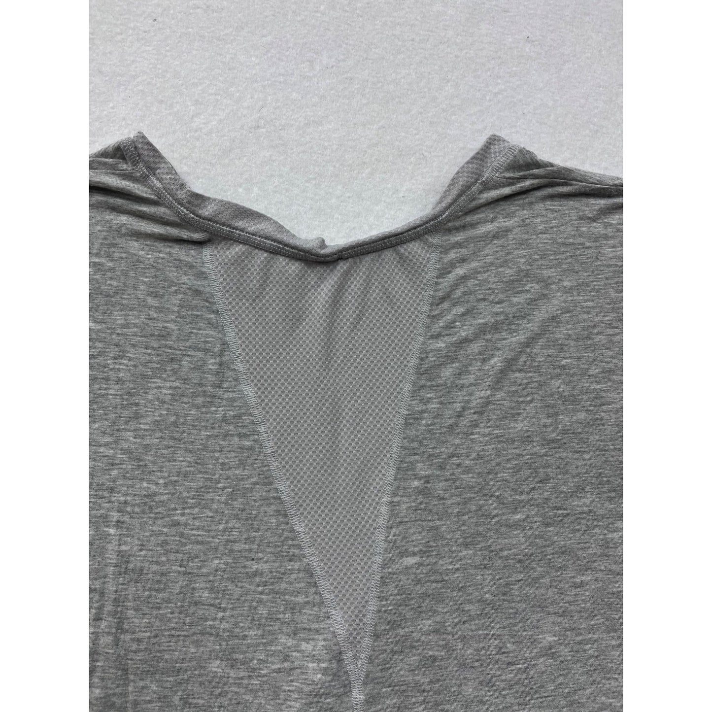 Champion Womens Gray Athletic Tee With Mesh Back Panel XL #6488