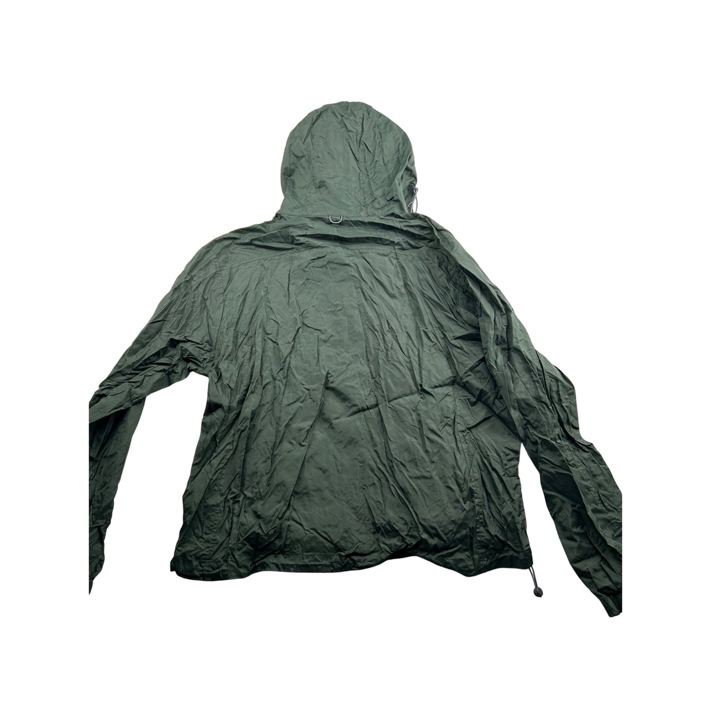 Sierra Designs Green Lightweight Nylon Hooded Jacket #6483