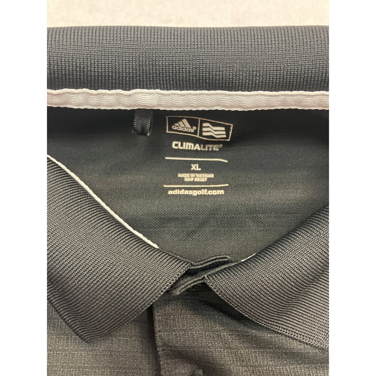Men’s Black Adidas Polo