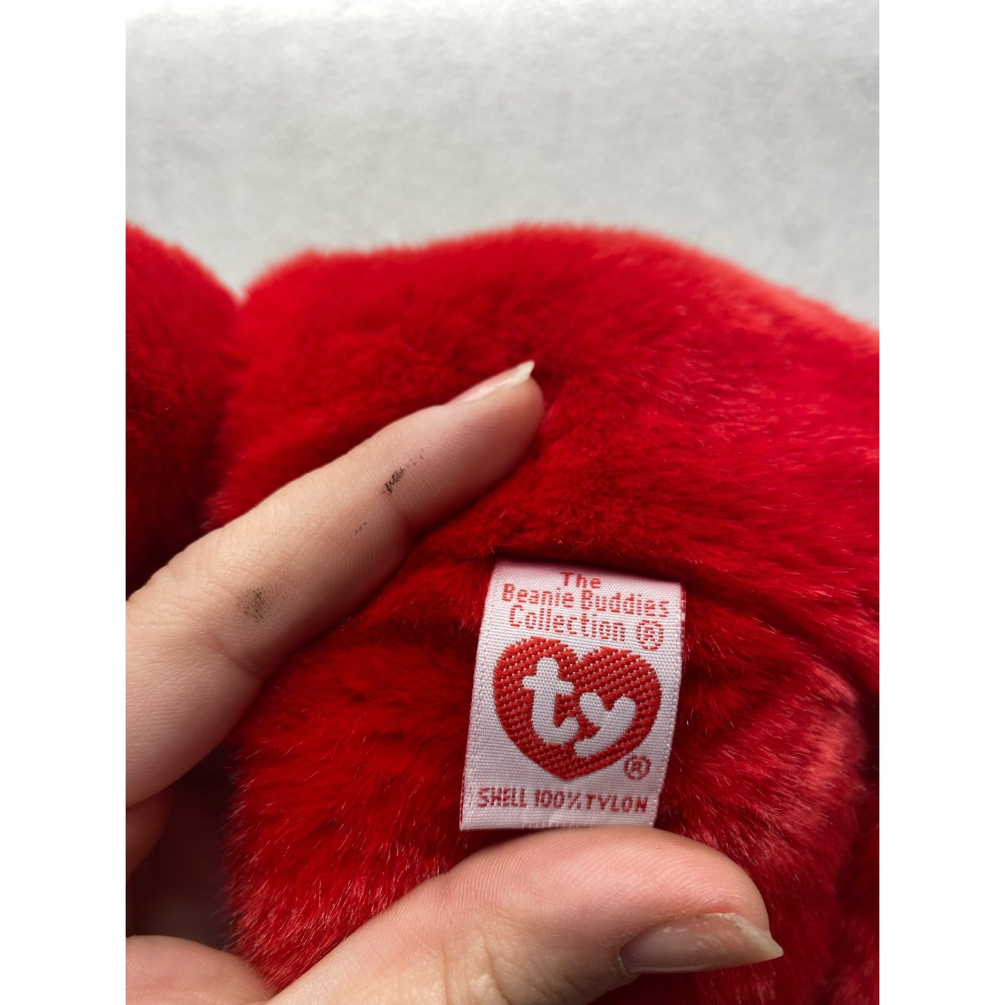 Ty Beanie Buddies Collection 1999 Osito Bear Red With Mexican Flag Plush 14" #7081