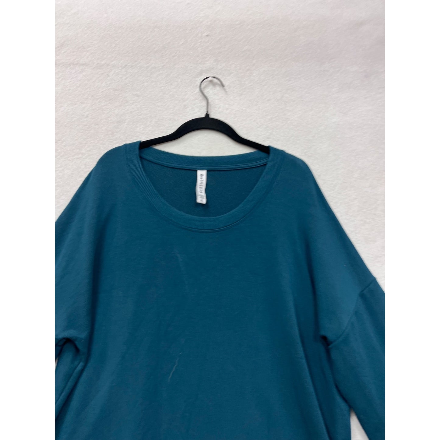 Athleta Womens XL Teal Long Sleeve Pullover Top #13A