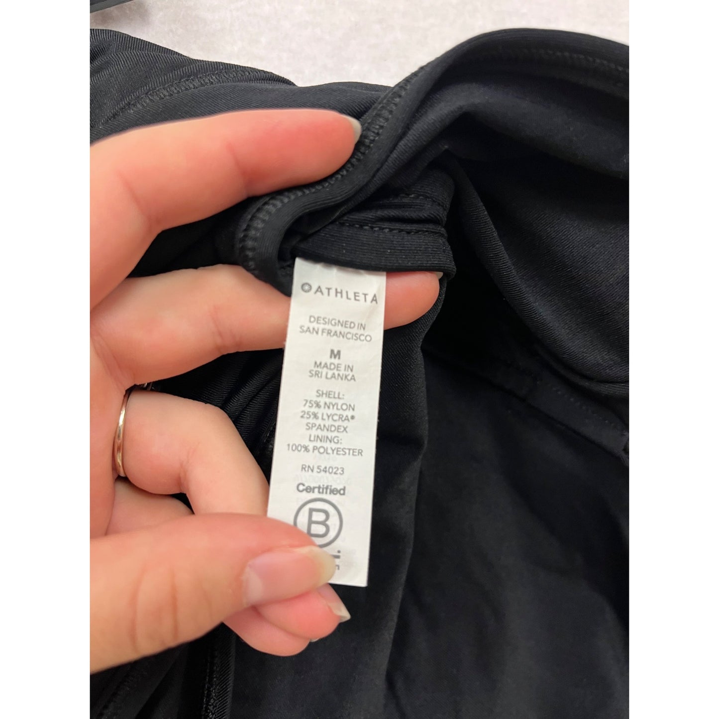 Athleta Black Athletic Skort Medium #12A