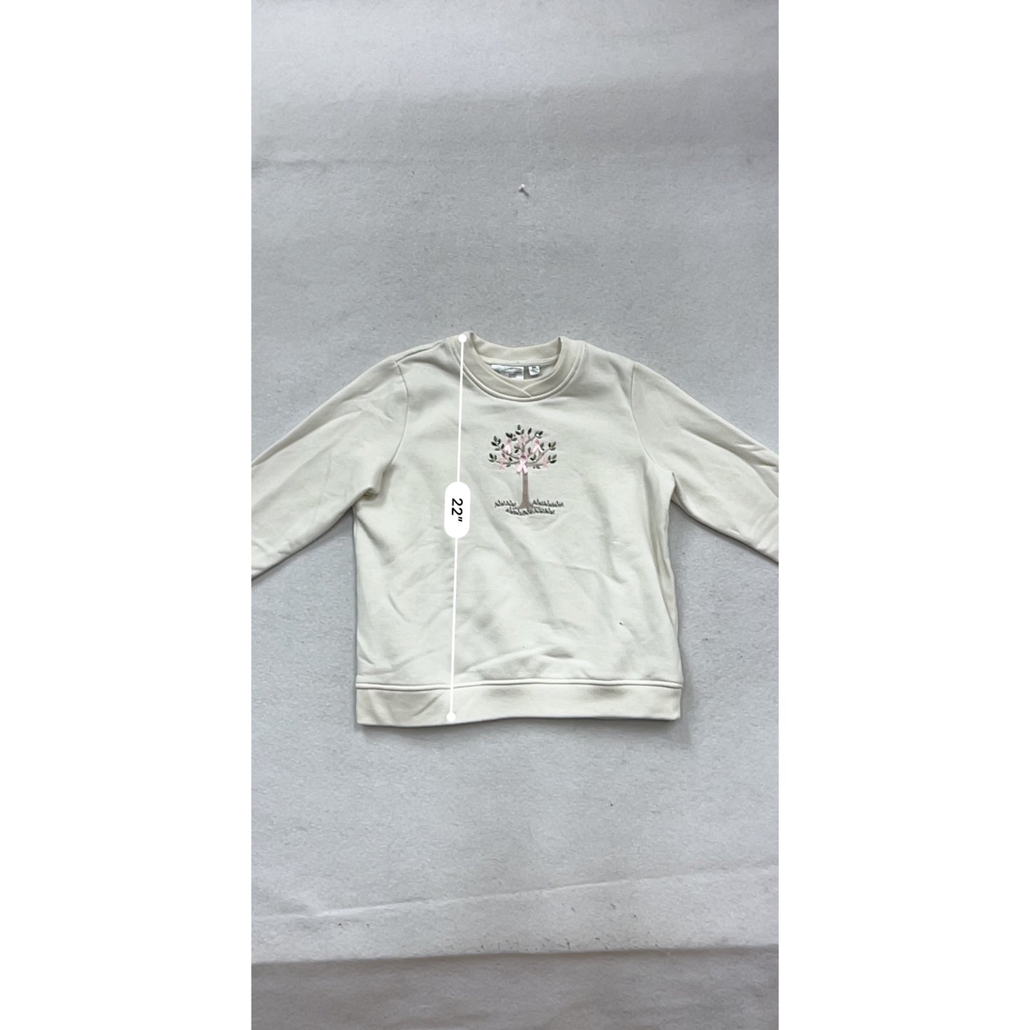 Breast Cancer Awareness Graphic Sweatshirt Studio Works Petite Soft #242A