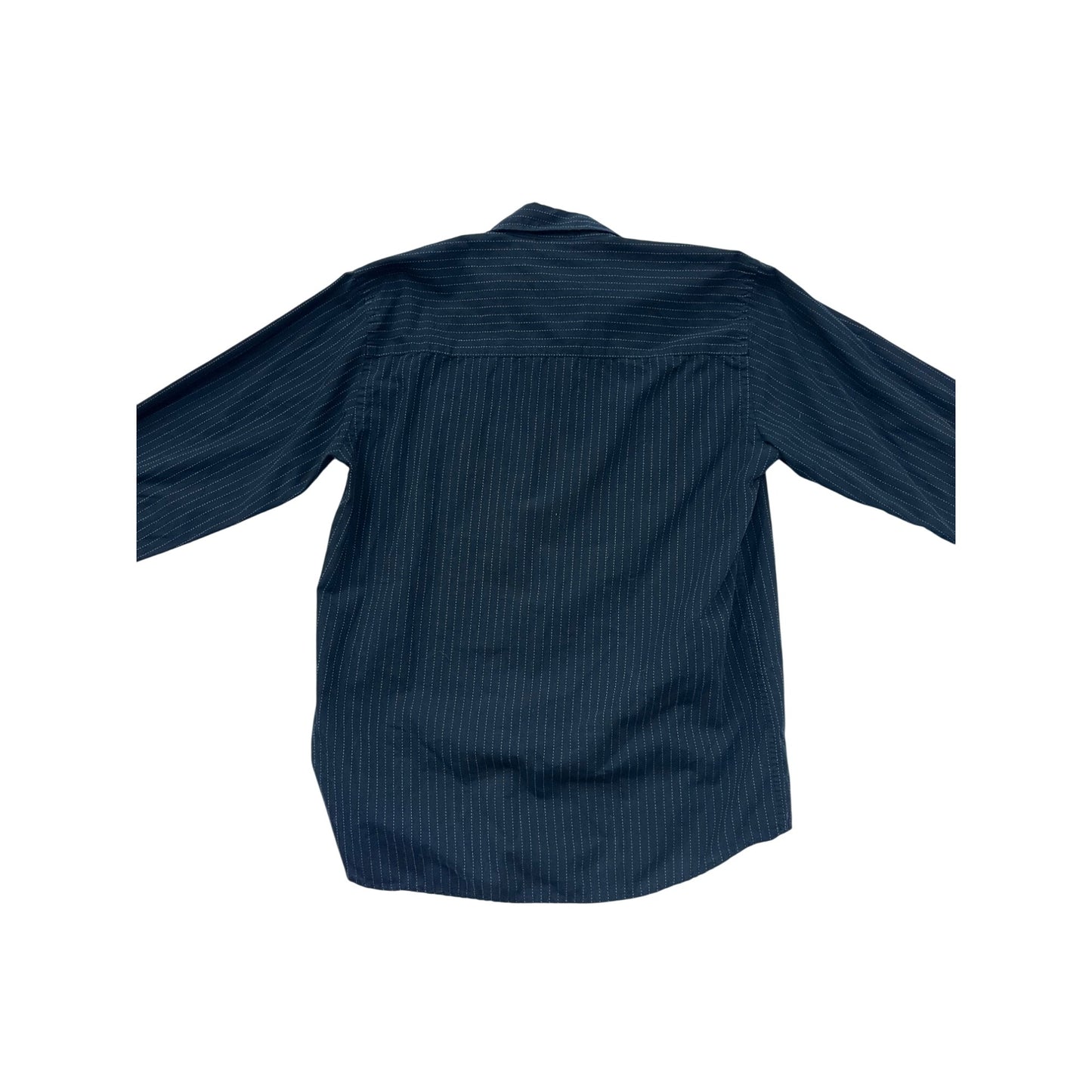 Amirex Black Pinstripe Long Sleeve Shirt #8314