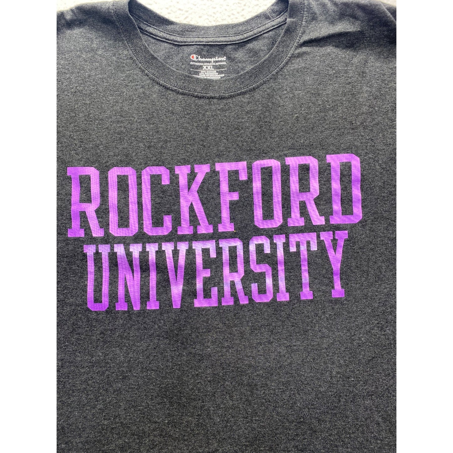 Champion Rockford University Gray T-Shirt #7275