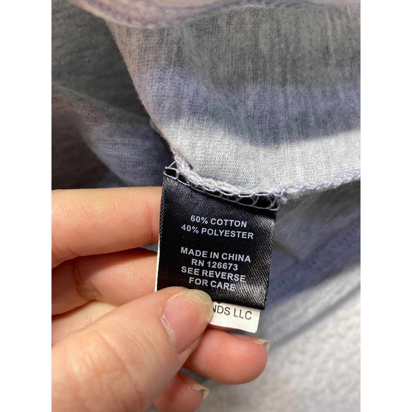 NFL Logo Gray Short Sleeve Tee Youth L Cotton/Polyester #7220