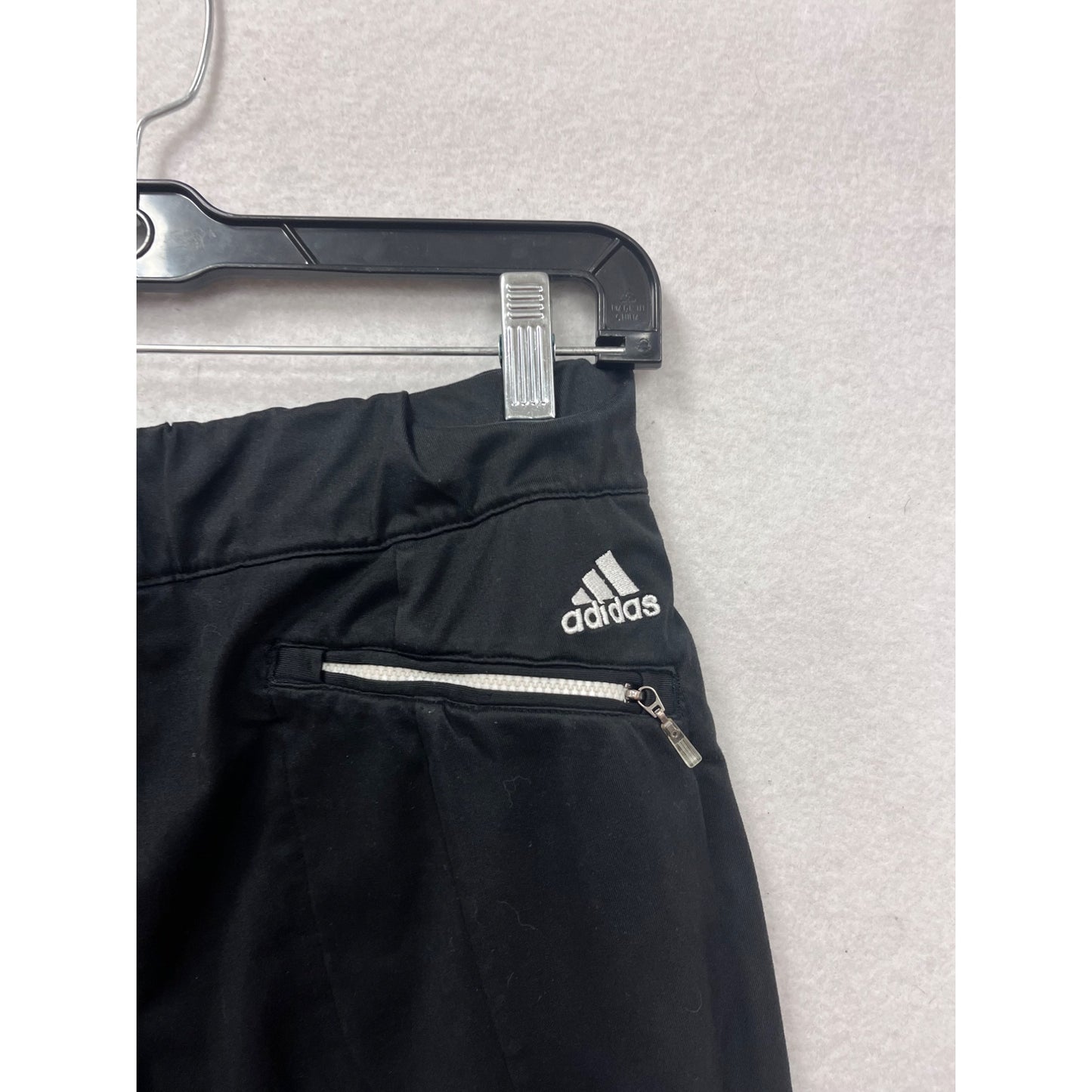 Adidas Clima Lite Black Athletic Pants Mens Medium Straight Leg Training Sweatpants #766A