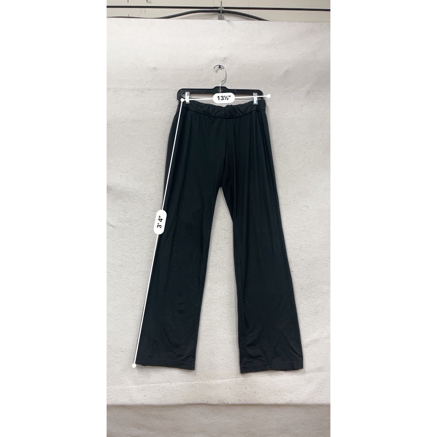 Adidas Clima Lite Black Athletic Pants Mens Medium Straight Leg Training Sweatpants #766A