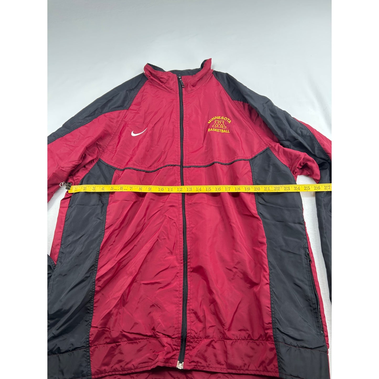 Minnesota Basketball Nike Team Red & Black Full-Zip Windbreaker Jacket #6428