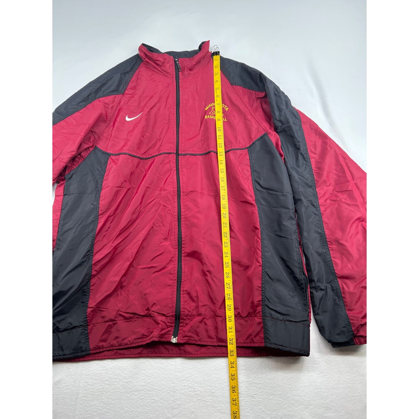 Minnesota Basketball Nike Team Red & Black Full-Zip Windbreaker Jacket #6428