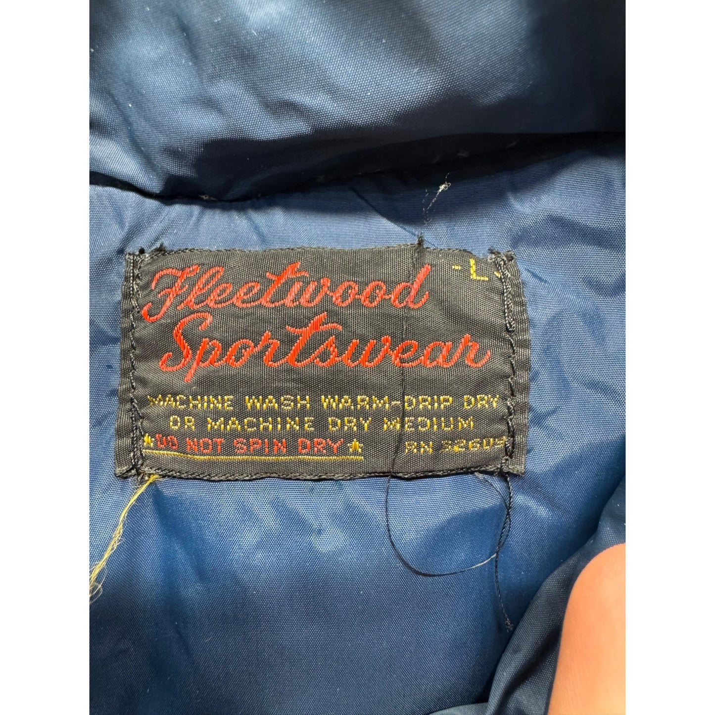 Vintage Fleetwood Sportswear Puffer Vest Mens#5932