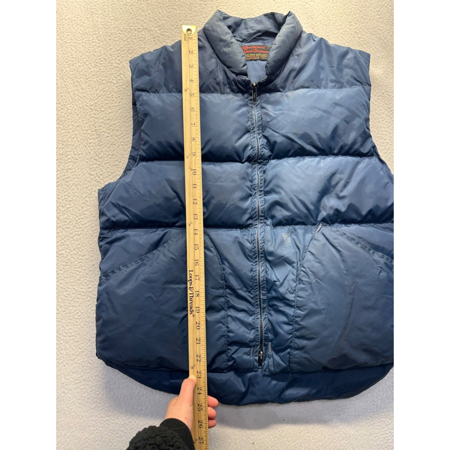 Vintage Fleetwood Sportswear Puffer Vest Mens#5932