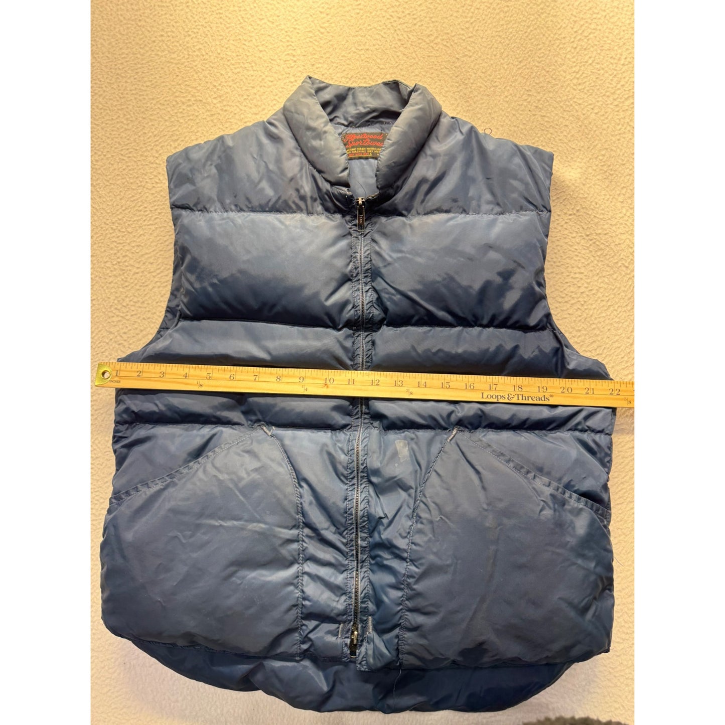 Vintage Fleetwood Sportswear Puffer Vest Mens#5932