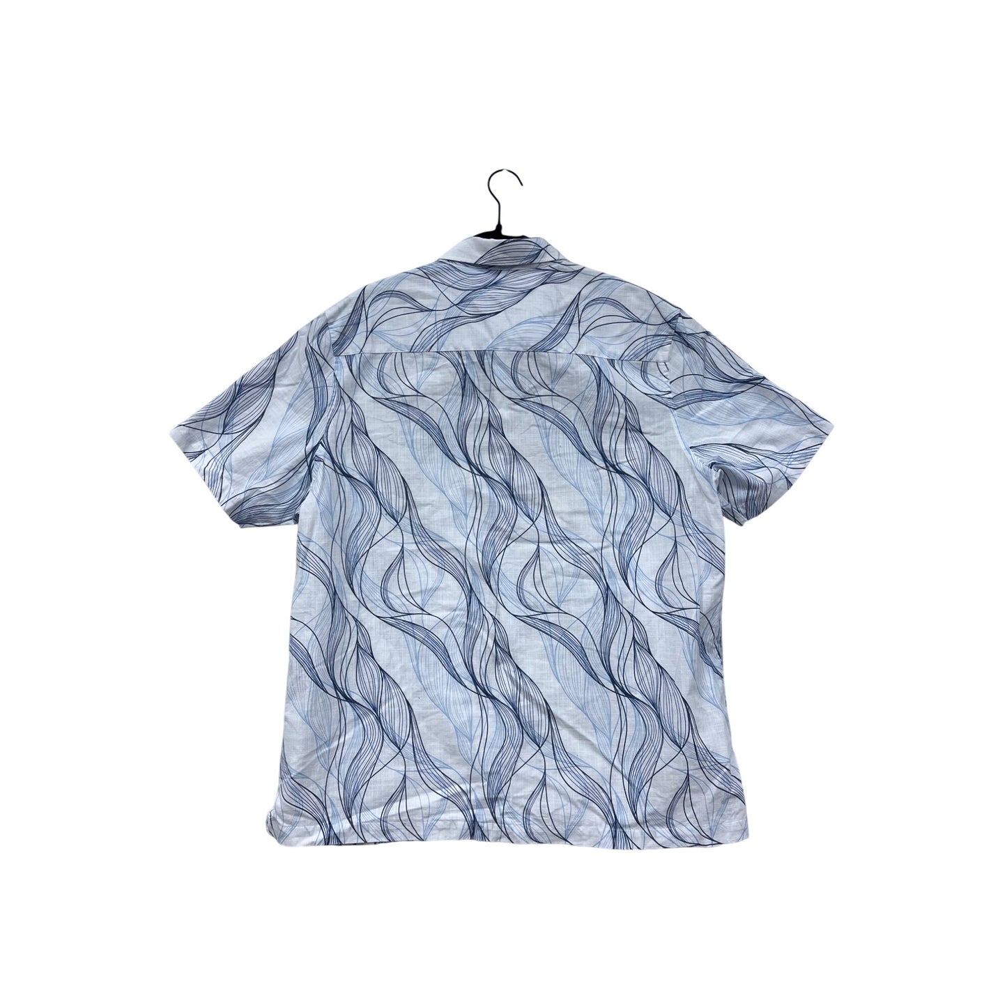 Mens XL Alfani Short Sleeve Button-Up Shirt #8298